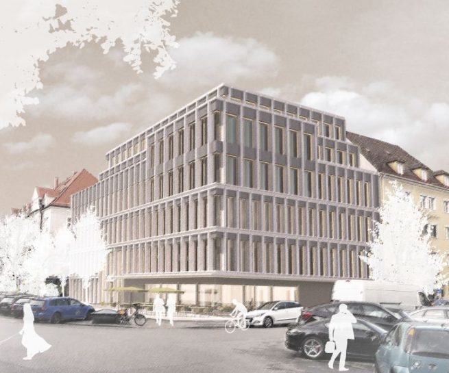 Entwurf Wettbewerb Neubau Bürogebäude