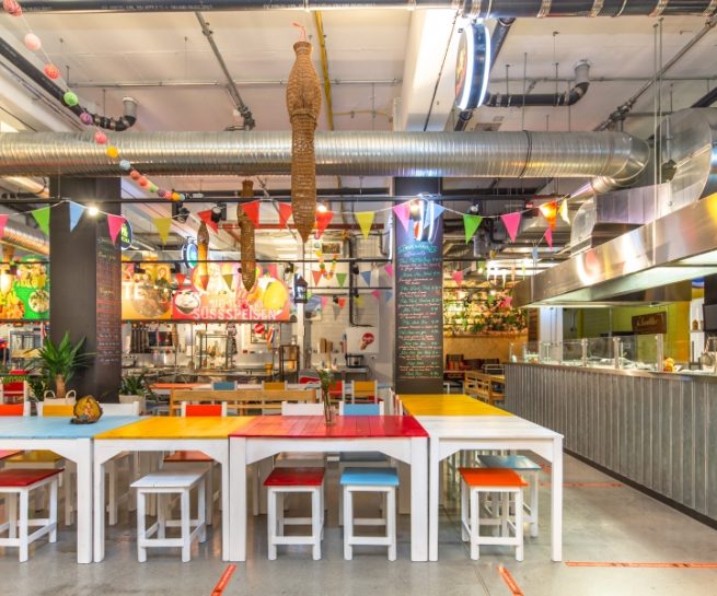 Entwurf Thailändisches Streetfood-Restaurant