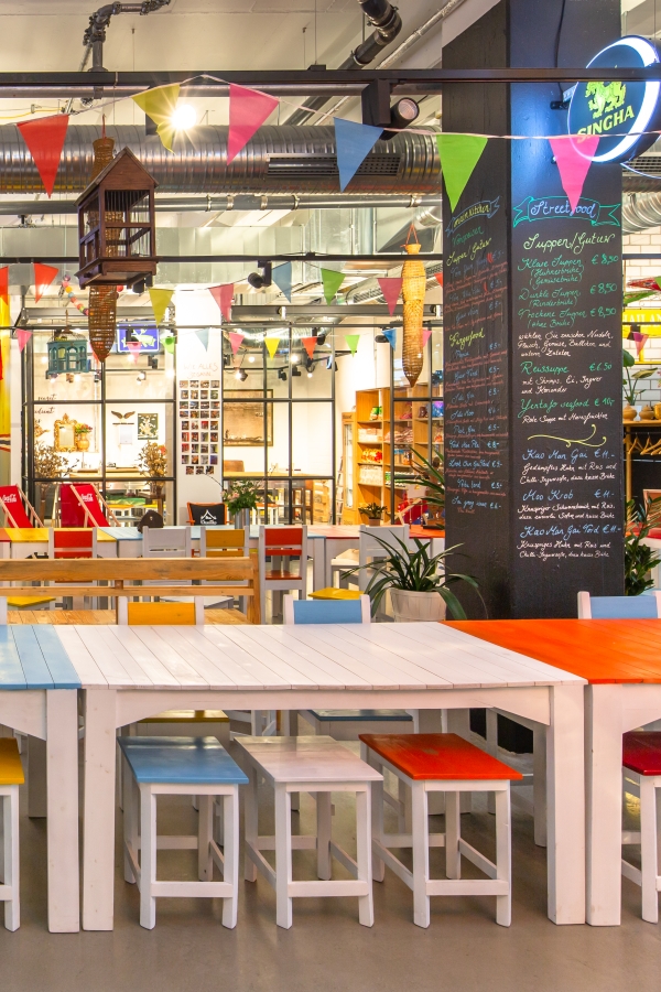 Architektenentwurf Thailändisches Streetfoodrestaurant